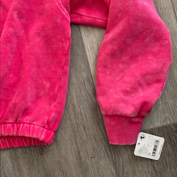 FP MOVEMENT Valley Girl 1/4 Zip Sweatshirt Pullover NWT Punch Crush - Picture 9 of 12